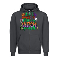 Smoke dont make me flip my witch switch Zipper Hoodie - CowGirlArtShop