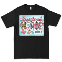 Black Western Registered Nurse Premium Tee - LillyAllenDesigns