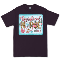 Plum Western Registered Nurse Premium Tee - LillyAllenDesigns