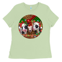 Matcha Christmas heifers Christmas Ladies Tee - Jasminsmagicworld