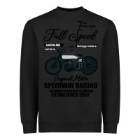 Black Speedway Racing Full Speed Pin Heavyweight Sweatshirt - Bettercallsaul
