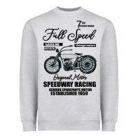 Speedway Racing Full Speed Pin Heavyweight Sweatshirt | Teevron