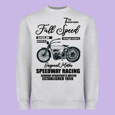 Speedway Racing Full Speed Pin Heavyweight Sweatshirt Designed By Bettercallsaul