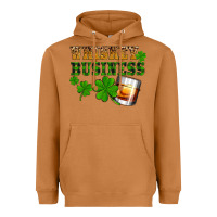 Meerkat St. Patrick's Day whiskey business Heavyweight Hoodie - OliviaCreatesArt