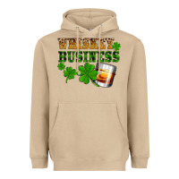 Mushroom St. Patrick's Day whiskey business Heavyweight Hoodie - OliviaCreatesArt
