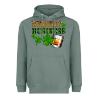 Sage St. Patrick's Day whiskey business Heavyweight Hoodie - OliviaCreatesArt
