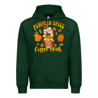 Forest Green pumpkin spice coffee club Urban Hoodie - CowhideDigitalArt