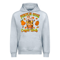 Heather Grey pumpkin spice coffee club Urban Hoodie - CowhideDigitalArt