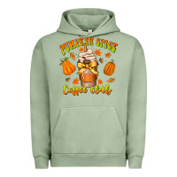 Pigment Oil Green pumpkin spice coffee club Urban Hoodie - CowhideDigitalArt