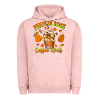Pigment Salmon pumpkin spice coffee club Urban Hoodie - CowhideDigitalArt