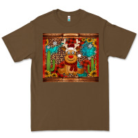 Cacao western christmas reindeer Premium Tee - Jasminsmagicworld