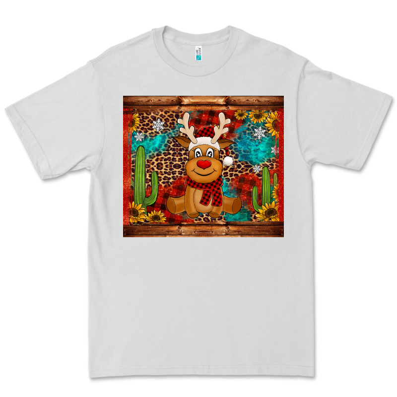 Western Christmas Reindeer Premium Tee by Jasminsmagicworld | Teevron