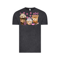 Vintage Black cat coffee cups with paw bbs Vintage Tee - BundleAndBundleShop