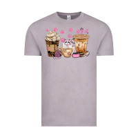 Vintage Zinc cat coffee cups with paw bbs Vintage Tee - BundleAndBundleShop