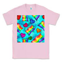 Bubblegum Pink Pride lgbtq flags and leopard seamless pattern Classic Tee - BundleAndBundleShop