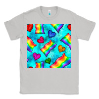 Moon Dust Pride lgbtq flags and leopard seamless pattern Classic Tee - BundleAndBundleShop