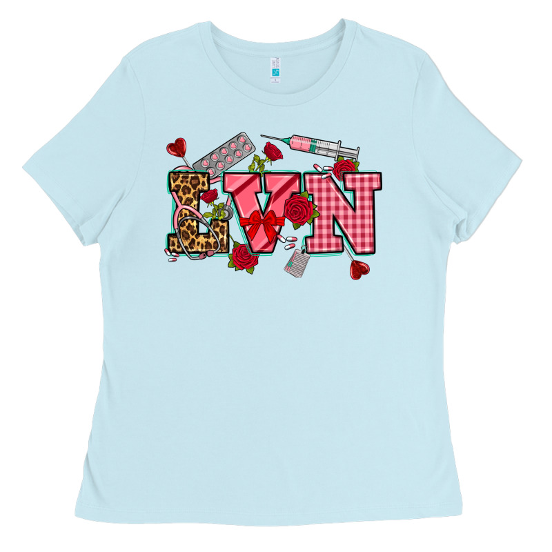 Valentines Day Lvn Ladies Tee by NancyCooperArtShop | Teevron