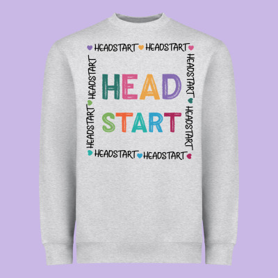 Head Start Printable Heavyweight Sweatshirt Designed By Bettercallsaul