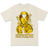 Bone they never fight alone yellow ribbon with boxing g Premium Tee - NancyCooperArtShop