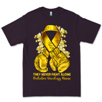 Plum they never fight alone yellow ribbon with boxing g Premium Tee - NancyCooperArtShop