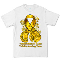 White they never fight alone yellow ribbon with boxing g Premium Tee - NancyCooperArtShop