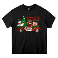 Black happy new year truck 2023 Heavy Core Tee - Jasminsmagicworld
