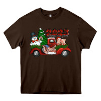 Chocolate Brown happy new year truck 2023 Heavy Core Tee - Jasminsmagicworld