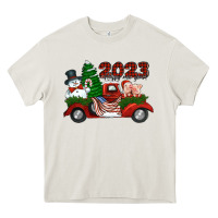 Happy New Year Truck 2023 Heavy Core Tee | Teevron