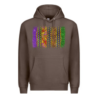 Coffee mardi gras brushstroke Premium Hoodie - OliviaCreatesArt