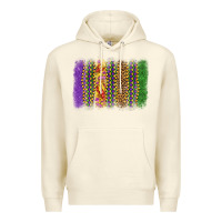 Sandshell mardi gras brushstroke Premium Hoodie - OliviaCreatesArt