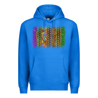 True Royal mardi gras brushstroke Premium Hoodie - OliviaCreatesArt