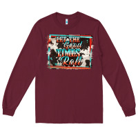 Burgundy let the good times roll Long Sleeve Tee - Jasminsmagicworld