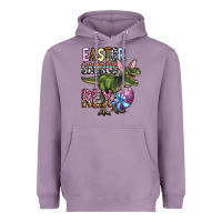 Lavender Easter Saurus Rex Heavyweight Hoodie - OliviaCreatesArt