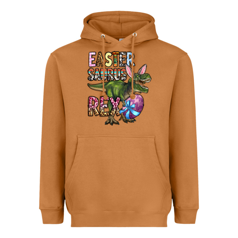 Easter Saurus Rex Heavyweight Hoodie by OliviaCreatesArt | Teevron