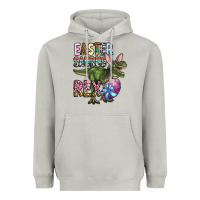 Moon Dust Easter Saurus Rex Heavyweight Hoodie - OliviaCreatesArt