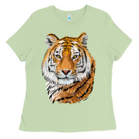 Matcha Tiger Head Ladies Tee - LillyAllenDesigns