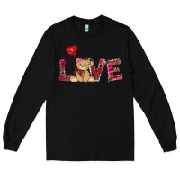 Black valentines day tedybear love Long Sleeve Tee - RanaPortraitStore