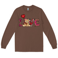 Chestnut valentines day tedybear love Long Sleeve Tee - RanaPortraitStore