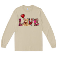Mushroom valentines day tedybear love Long Sleeve Tee - RanaPortraitStore