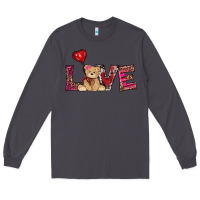 Smoke valentines day tedybear love Long Sleeve Tee - RanaPortraitStore