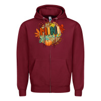 Burgundy mini spice Zipper Hoodie - CowGirlArtShop
