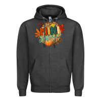 Charcoal Heather mini spice Zipper Hoodie - CowGirlArtShop