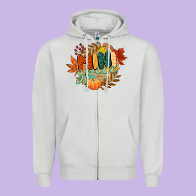 Mini Spice Zipper Hoodie Designed By Cowgirlartshop