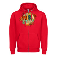 Red mini spice Zipper Hoodie - CowGirlArtShop