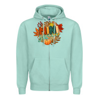 Seafoam mini spice Zipper Hoodie - CowGirlArtShop
