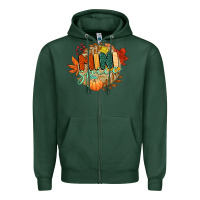 Sports Green mini spice Zipper Hoodie - CowGirlArtShop