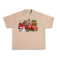 Burro Santa Snowman Reindeer Penguin Elf Christmas Truck Urban Heavy Tee - BundleAndBundleShop