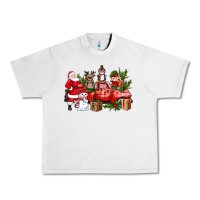 Lunar Rock Santa Snowman Reindeer Penguin Elf Christmas Truck Urban Heavy Tee - BundleAndBundleShop