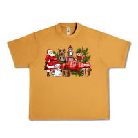 Peanut Butter Santa Snowman Reindeer Penguin Elf Christmas Truck Urban Heavy Tee - BundleAndBundleShop