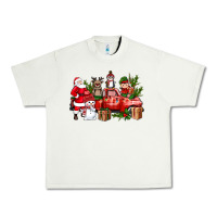 Pistachio Santa Snowman Reindeer Penguin Elf Christmas Truck Urban Heavy Tee - BundleAndBundleShop